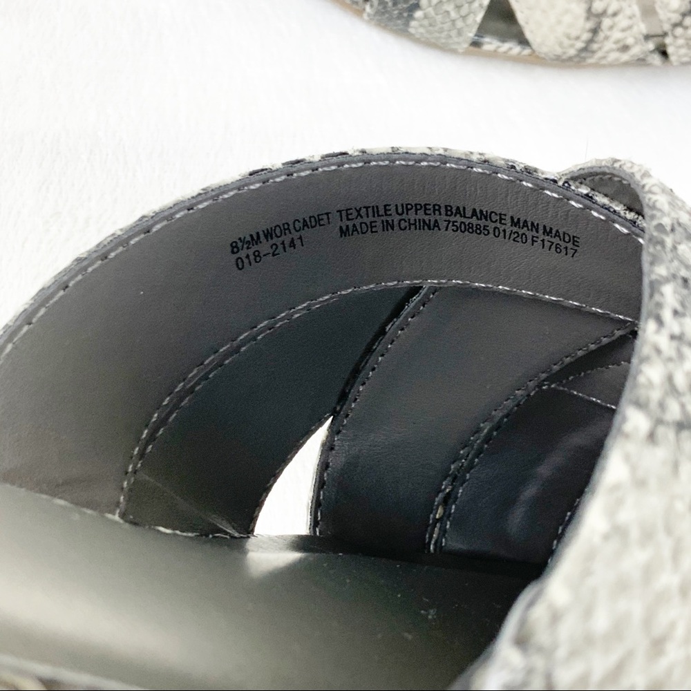Worthington Cadet Snake Reptile Print Mules Memory Foam 8.5 Boho - Picture 8 of 11